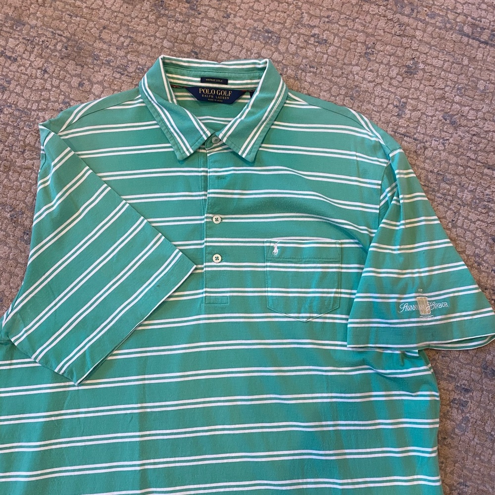Polo Ralph Lauren Golf Shirt Size Large Sav Harbor